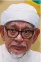  ??  ?? Datuk Seri Abdul Hadi Awang