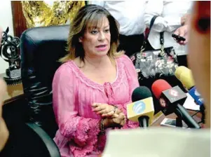  ??  ?? La alcaldesa, Leticia Herrera, invitó a sus homólogos de Torreón y Lerdo para hacer un frente y acudir a las oficinas de CFE en México para pedir una reducción en las tarifas eléctricas