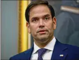  ?? AP ?? Sen. Marco Rubio, R-Fla., relented in his high-profile opposition after negotiator­s expanded the child tax credit and said he would vote for the measure next week.