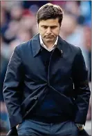  ??  ?? PAINFUL VIEWING: Pochettino on the sidelines after more Wembley woe