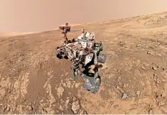  ??  ?? Nasa’s Opportunit­y probe has gone quiet during the huge dust storm on Mars