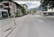  ?? GOOGLE STREET VIEW ?? Der Vorfall ereignete sich an der Churer Gürtelstra­sse.