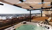  ??  ?? Suite Dom Pedro con jacuzzi