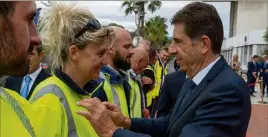  ?? (Photo DR) ?? La cérémonie a été présidée par Bernard Gonzalez, préfet des Alpes-maritimes, Charles Ange Ginésy, président du Départemen­t des Alpes-maritimes (photo), et le député Éric Ciotti.