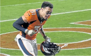  ?? Andy Cross, The Denver Post ?? Denver’s Justin Simmons is now the NFL’s highest paid safety with a new four-year, $61 million deal.