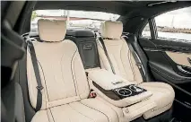  ?? SUPPLIED ?? Rear-seat luxury is paramount in top sedans such as the S-class.