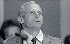  ?? ARCHIVES ?? IN THIS file photo taken in 1997, Polish immigrant and convicted killer Janusz Walus is sworn in during a Truth and Reconcilia­tion Commission hearing in Mamelodi, Pretoria. |