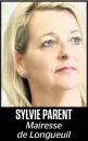  ??  ?? SYLVIE PARENT Mairesse de Longueuil