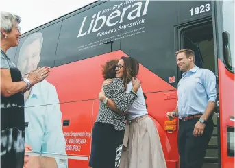  ??  ?? Les libéraux de Brian Gallant ont lancé officielle­ment leur campagne, jeudi matin, à Moncton. - Acadie Nouvelle : Patrick Lacelle