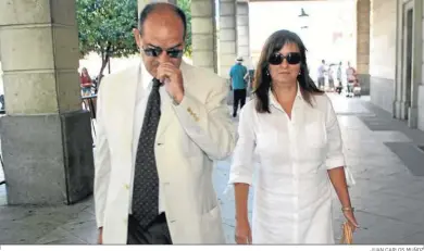  ?? JUAN CARLOS MUÑOZ ?? María José Rofa, en una foto de archivo cuando acudió a declarar durante la instrucció­n del caso de los ERE.