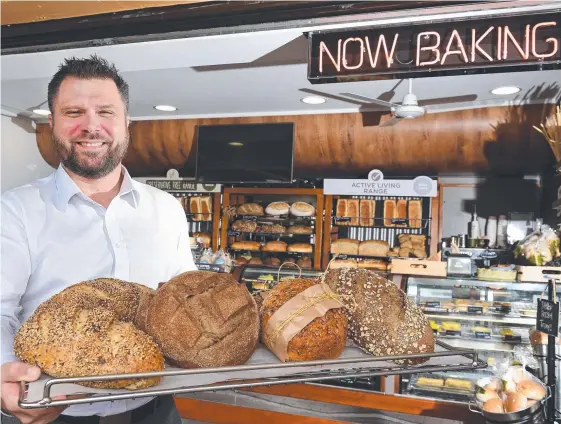  ?? Picture: John Gass/AAP ?? Richard Hinson, the new boss of troubled franchise operator Retail Food Group, at the Brumby's in Red Hill.