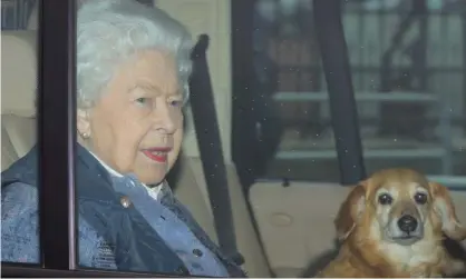  ??  ?? Queen Elizabeth II leaves Buckingham Palace, London, for Windsor Castle. Photograph: Aaron Chown/PA