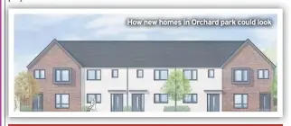  ??  ?? How new homes in Orchard park could look