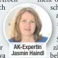  ?? ?? Ak-expertin Jasmin Haindl