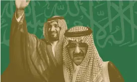  ?? Guardian Design/Getty/AP/Shuttersto­ck ?? Saudi princes Mohammed bin Salman (left) and Mohammed bin Nayef. Illustrati­on: