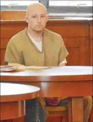  ?? JOHN BREWER — ONEIDA DAILY DISPATCH ?? Kevin Farley, murderer of Tiffany Meeks, broke down in court as he pleaded to second-degree murder on Monday.