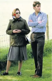  ?? Picture: GETTY IMAGES ?? YOUTHFUL PROMISE: Queen Elizabeth and her favourite son at the Windsor Horse Show in 1980