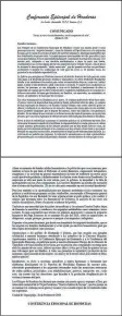  ??  ?? La Conferenci­a Episcopal de Honduras dio su opinión sobre la situación de los migrantes mediante un comunicado.