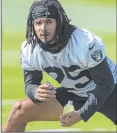  ?? Heidi Fang Las Vegas Review-journal @Heidi Fang ?? Raiders safety Tre’von Moehrig has been a starter since Week 1, grading out as one of the top defensive backs in the 2021 NFL draft class.