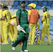  ?? — AFP ?? Umar Akmal was fined for attending a concert during the Australia series in Dubai. He scored just 150 runs in five matches.
