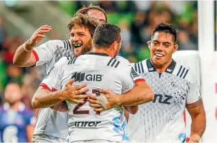  ?? GETTY IMAGES ?? The Crusaders are the only New Zealand side not to have lost to a South African conference opponent this season.