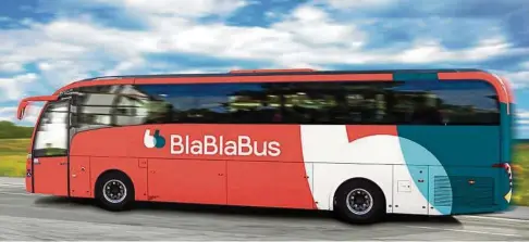  ?? FOTO: BLABLABUS ?? Am Montag fuhr der erste Blablabus von Düsseldorf nach Berlin.