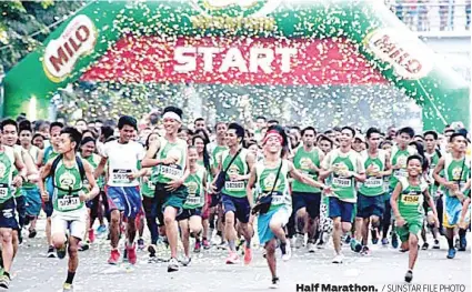  ?? / SUNSTAR FILE PHOTO ?? Half Marathon.