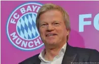  ?? ?? Oliver Kahn, Bayern Munich CEO