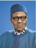  ??  ?? UNDER THE WHIP: Muhammadu Buhari has been criticised by his wife