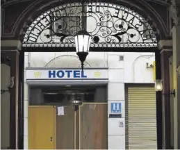  ?? JAIME GALINDO ?? Uno de los hoteles que han estado cerrados durante la pandemia.