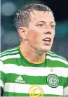  ?? Picture: SNS. ?? Callum McGregor is confident the Hoops will bounce back from their Champions League disappoint­ment.