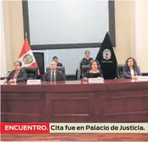  ?? ?? Cita fue en Palacio de Justicia.