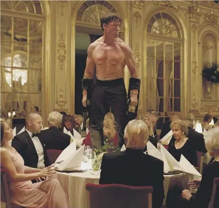  ??  ?? 0 Ruben Ostlund’s The Square is about the unexpected, the terrifying and the funny in society and domestical­ly