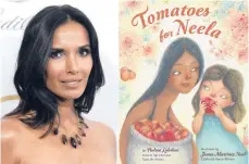  ?? AP, LEFT, AND VIKING BOOKS FOR YOUNG READERS ?? Padma Lakshmi, left, and her children’s book,“Tomatoes for Neela.”