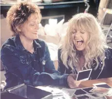  ?? PNG ?? Susan Sarandon, left, and Goldie Hawn in the 2002 film The Banger Sisters. Hawn’s plans included expanding her horizons beyond Hollywood.