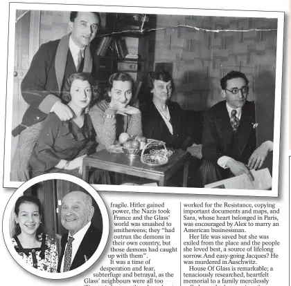  ??  ?? TRAGIC: Henri, left, Sara, centre, Jacques, right, and family, and, inset, a young Hadley and Alex
