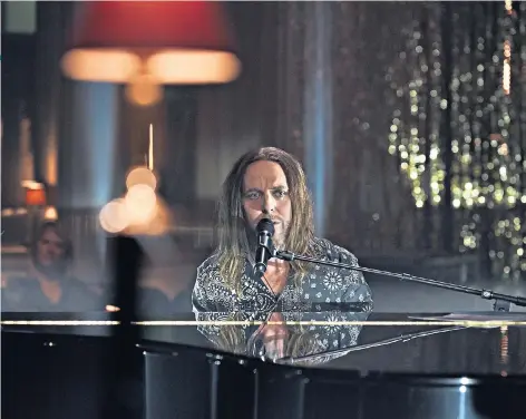  ??  ?? Slickly shot soirée: in this streamed concert, Tim Minchin managed to retain his lightness of touch while also indulging in knowingly overblown anthems