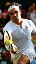  ??  ?? Swiss master: Federer looks in imperious form