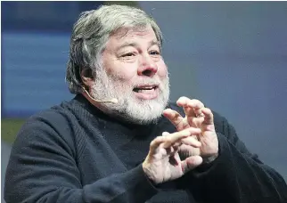  ?? MA R I E - F R A NC E C O A L L I E R / MO N T R E A L G A Z E T T E ?? Steve Wozniak, co- founder of Apple, idolizes nerds and engineers and says schools don’t do enough to encourage independen­t, creative thinking.