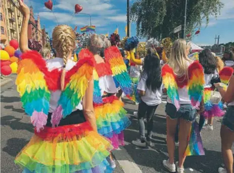  ?? FOTO: MICHAEL FOLMER/ARKIV ?? PRIDE. En hyllning till kärleken, oavsett mellan vilka kärleken uppstår.