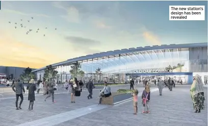  ?? IMAGE: DEPARTMENT FOR TRANSPORT ?? The new station’s design has been revealed