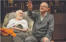  ?? | MICHAEL BROSILOW ?? John Mahoney ( left, as Simon) and Francis Guinan ( as Henry) in Steppenwol­f’s Chicago premiere production of “The Rembrandt,” late last summer.