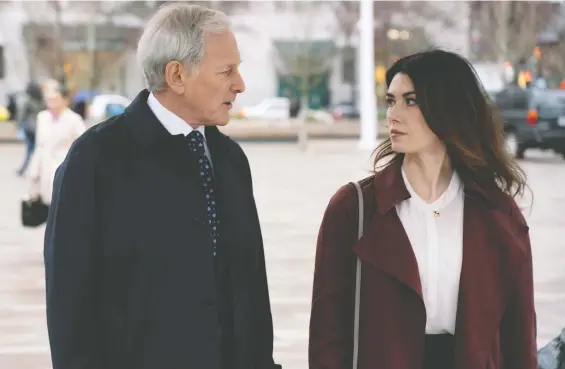  ?? DARKO SIKMAN ?? Victor Garber and Jewel Staite star in the new Global TV series Family Law, which is shot in Vancouver. Garber admits he was nervous about COVID-19 exposure on the set, but those feelings quickly passed.