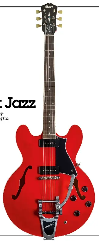 【10258】 cort source-bv black セミアコ ビグスピー Cort Source-BV Black Electric Guitar | Reverb