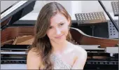  ??  ?? ACCLAIMED: Pianist Anna Dmytrenko is the soloist for the first concert on February 22.