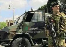  ?? ?? In Italia Sono 6.800 i militari che nel 2024 aiuteranno le forze dell’ordine nel controllo del territorio