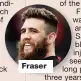  ??  ?? Fraser