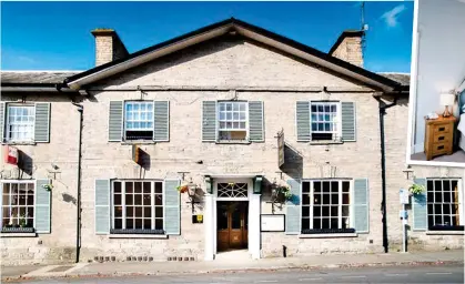  ?? ?? NOVEL APPROACH: The revamped Swan hotel. Top right: One of its 19 generous and elegant period rooms