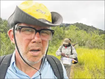  ?? Contribute­d photos ?? Scott Tucker says: “My look of disgust after hiking 10 hours in one day.”