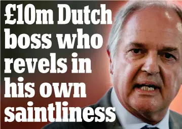  ??  ?? Spiritual advice: Chief executive Paul Polman says he is guided by the Dalai Lama